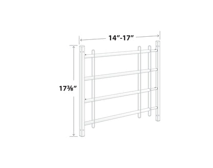 Adjustable Window Guards 14"-17" (Model 1417)