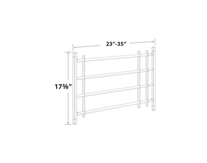 Stainless Steel Adjustable Window Guards 23"-35" (Model SS2335)