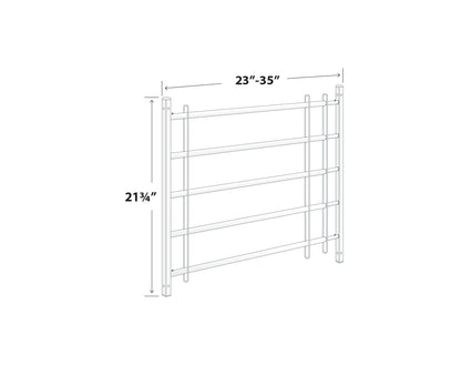 Stainless Steel Adjustable Window Guards 23"-35" (Model SS2335)