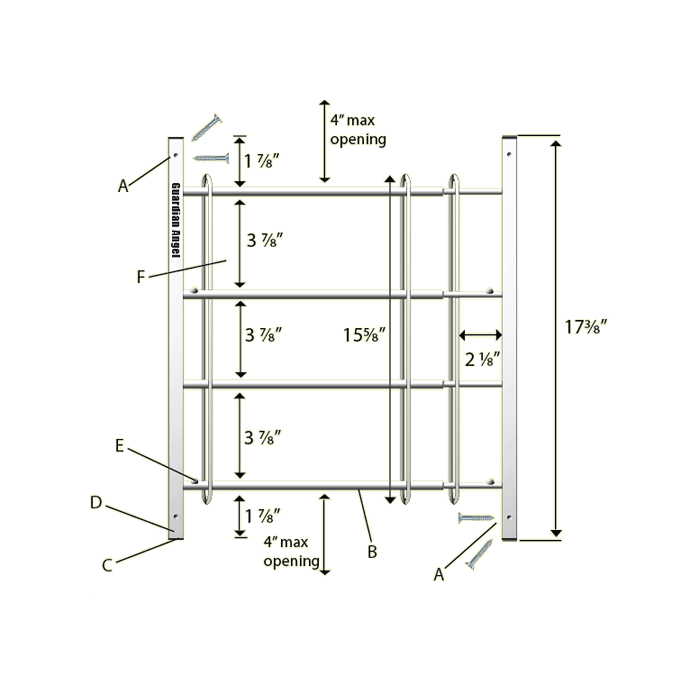Window Guard Specifications – Guardian Angel Window Guards