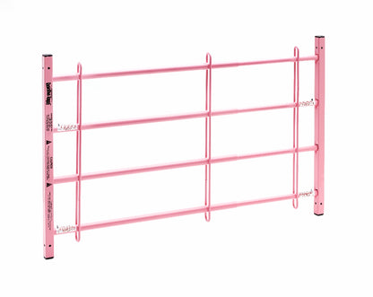 Colored Adjustable Window Guards 35"-58" 4-Bar (Black, Blue, Red, Pink, Purple)