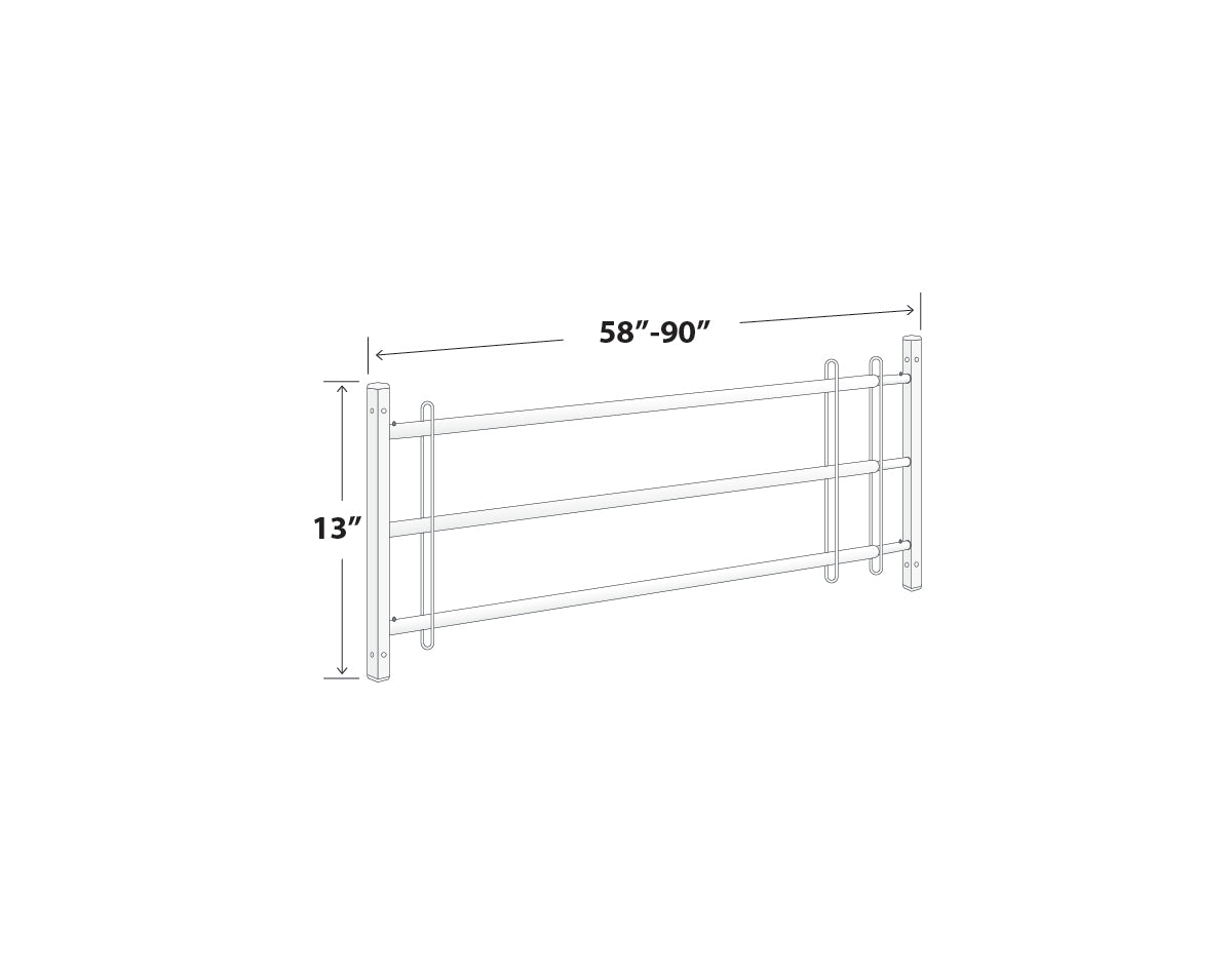 Adjustable Window Guards 58"-90" (Model 5890)