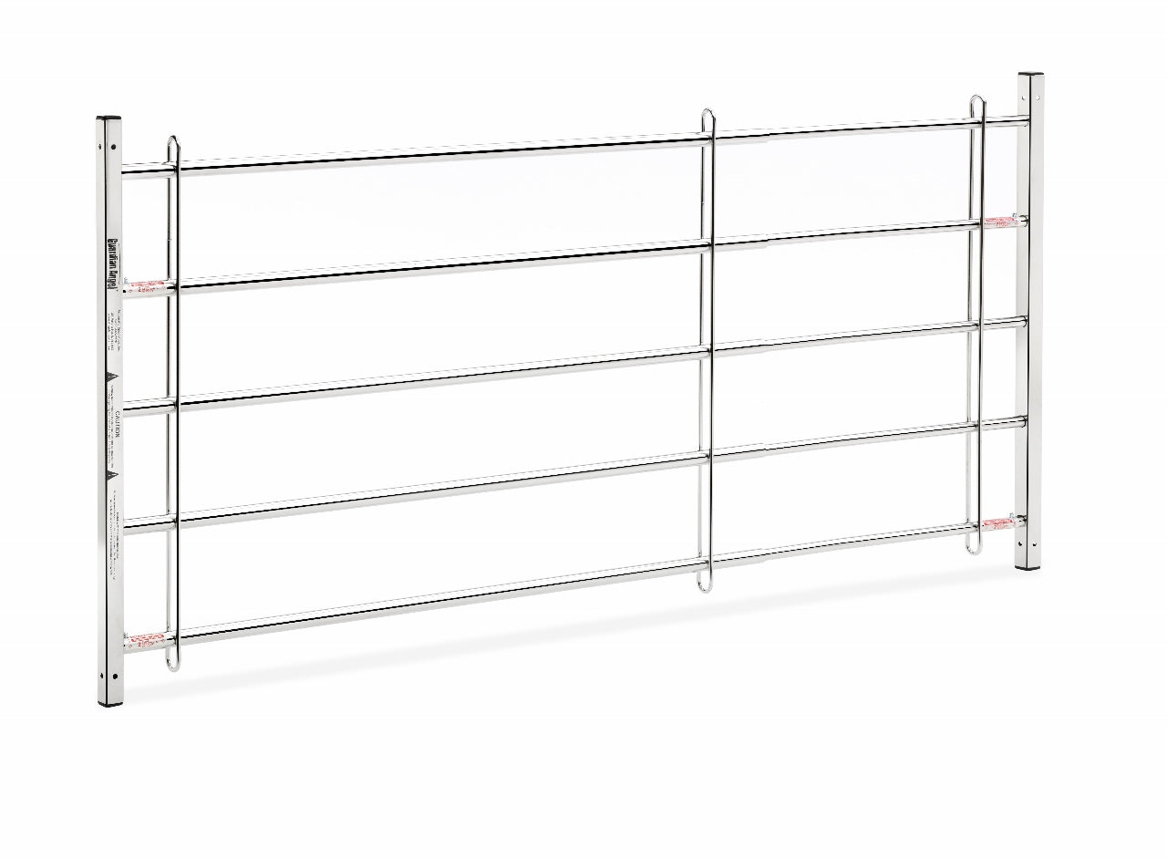 Stainless Steel Adjustable Window Guards 35"-58" (Model SS3558)