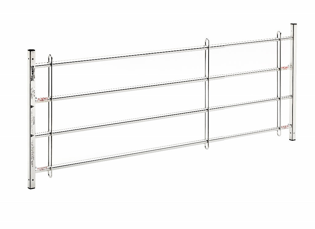 Stainless Steel Adjustable Window Guards 35"-58" (Model SS3558)